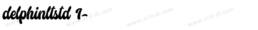 delphinltstd 1字体转换